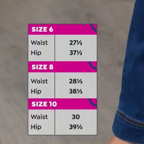 DG2 by Diane Gilman New Classic Stretch Denim Trouser Plus Size Tall Jean 24WT - Picture 9 of 10